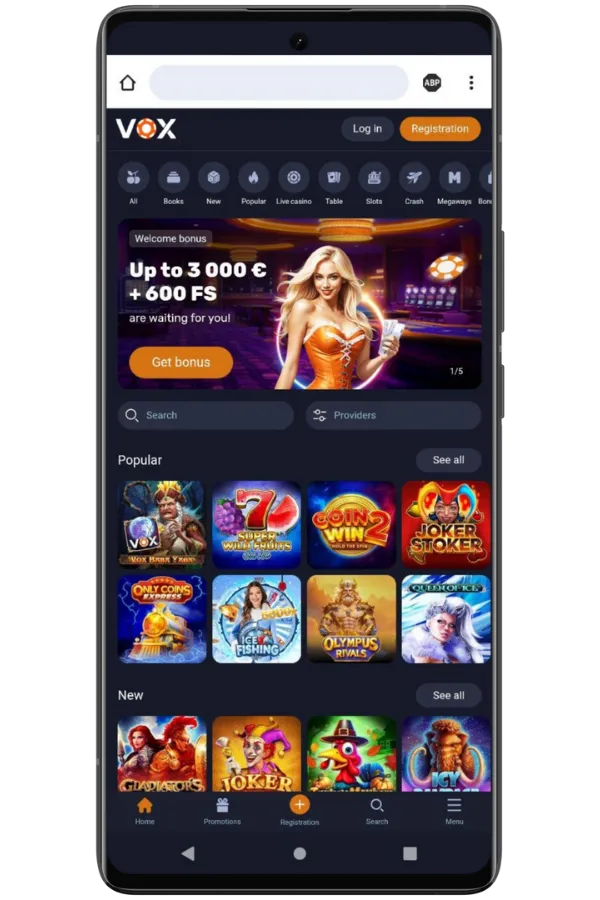 VOXCasino - Cazinouri Online Noi